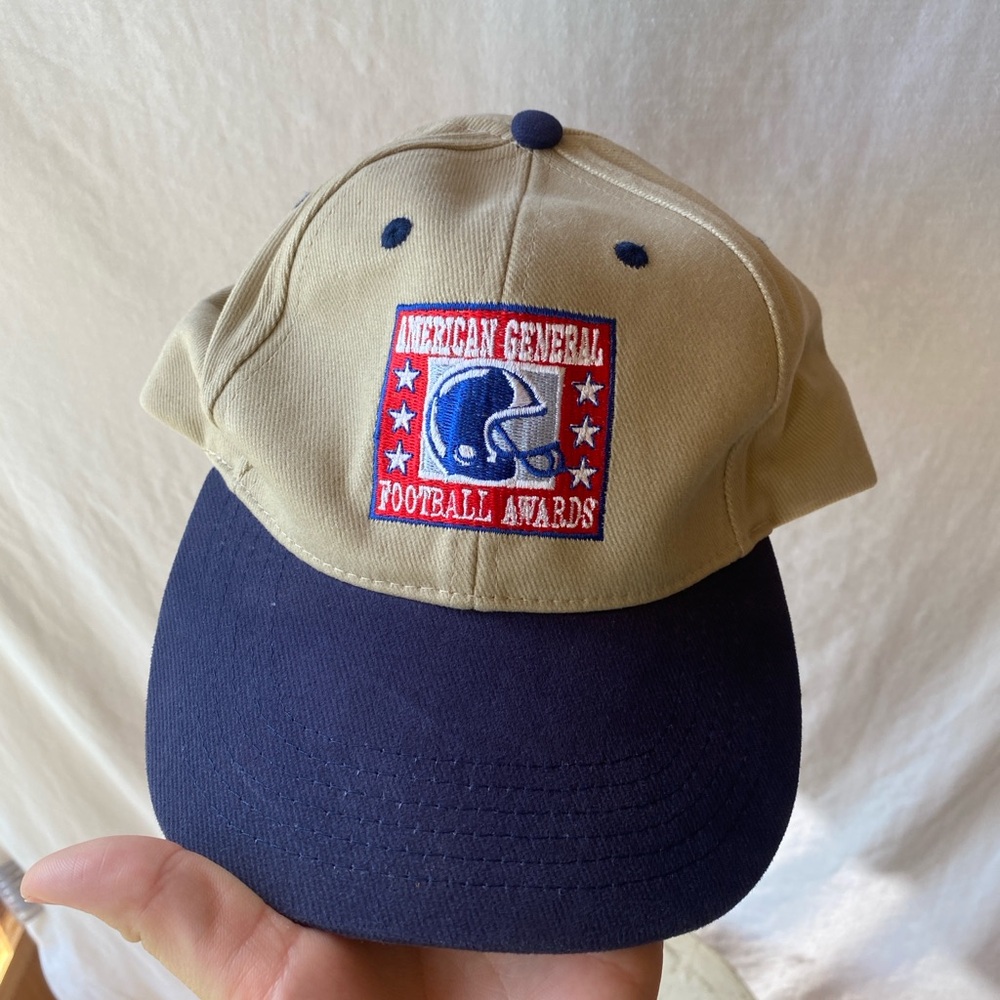 - Vintage Embroidered American General Football Awards Baseball Cap